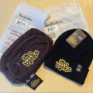 Fanny pack and beanie